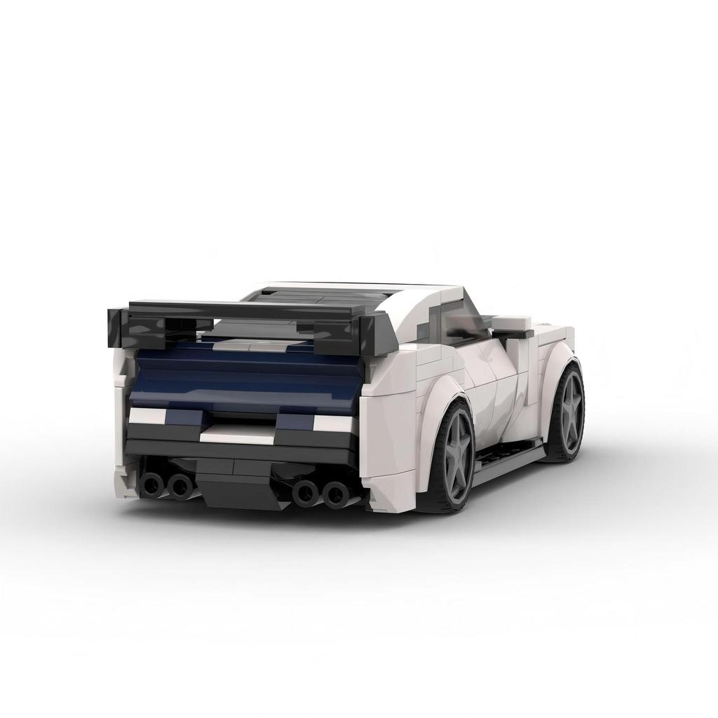 M Building Block Car Ford Mustang Boy Assembled Building Block Compatible Diy Speed Car Model