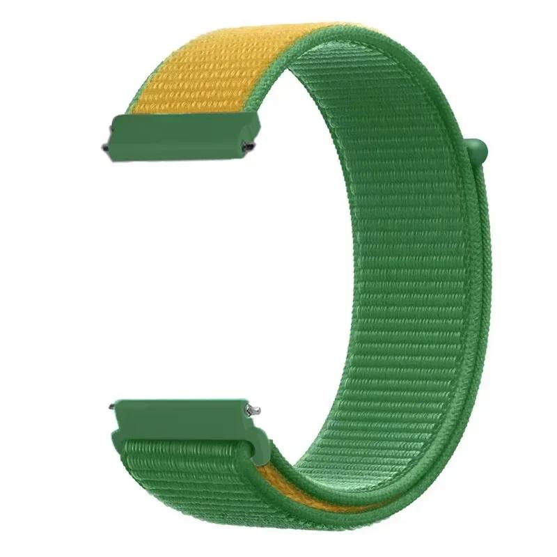 20mm Universal Kids Smart Sport Watch Band Nylon Loop Strap Adjustable Wristwatch Replacement Comfortable Children Watch Straps