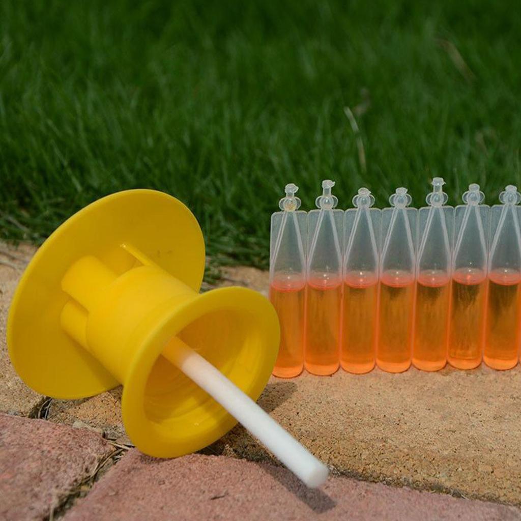 10 Pezzi Attraente per Moscerini della Frutta Liquido Uccisore di Moscerini della Frutta all'Aperto Attrattivo per Drosophila per Giardini Cortili Serre Vivai