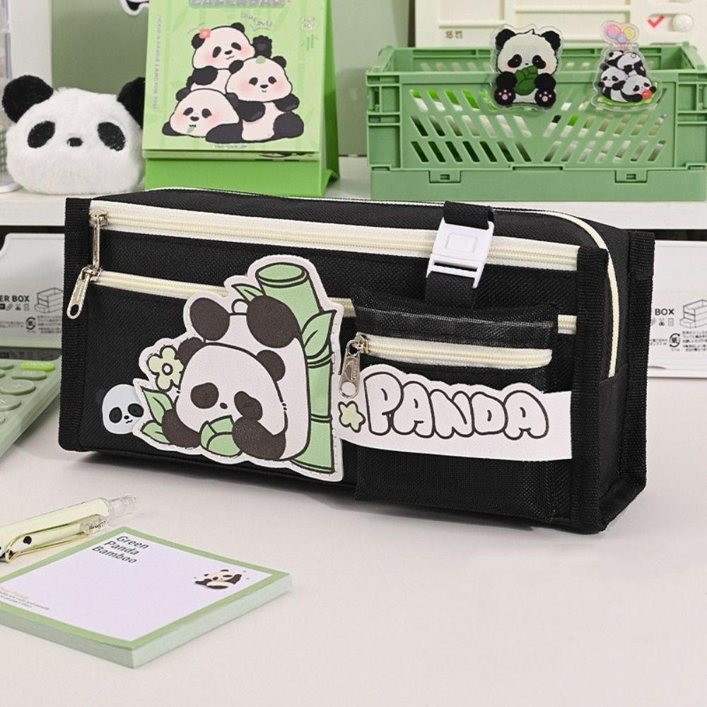 Canvas Capybara Pencil Bag Cute Storage Pouch Storage Bag Stationery Bag  Gift