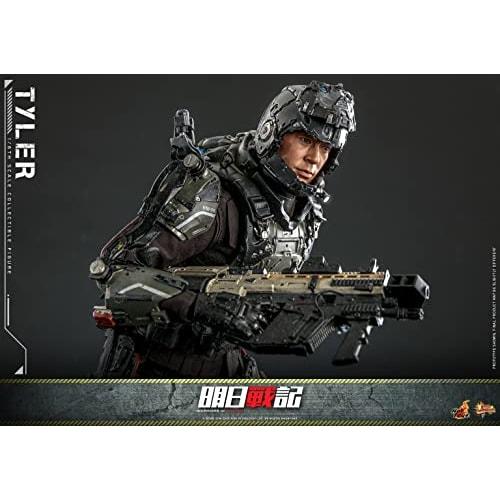 Movie Masterpiece Warriors of Future Tyler 1/6 Scale Figure, Black, Approximately 31cm Tall, MMS667