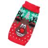 Dog Elk Sweater Autumn Fashionable Cute Warm Comfortable Pet Christmas Sweater for Christmas Party Home Travel Red XXL