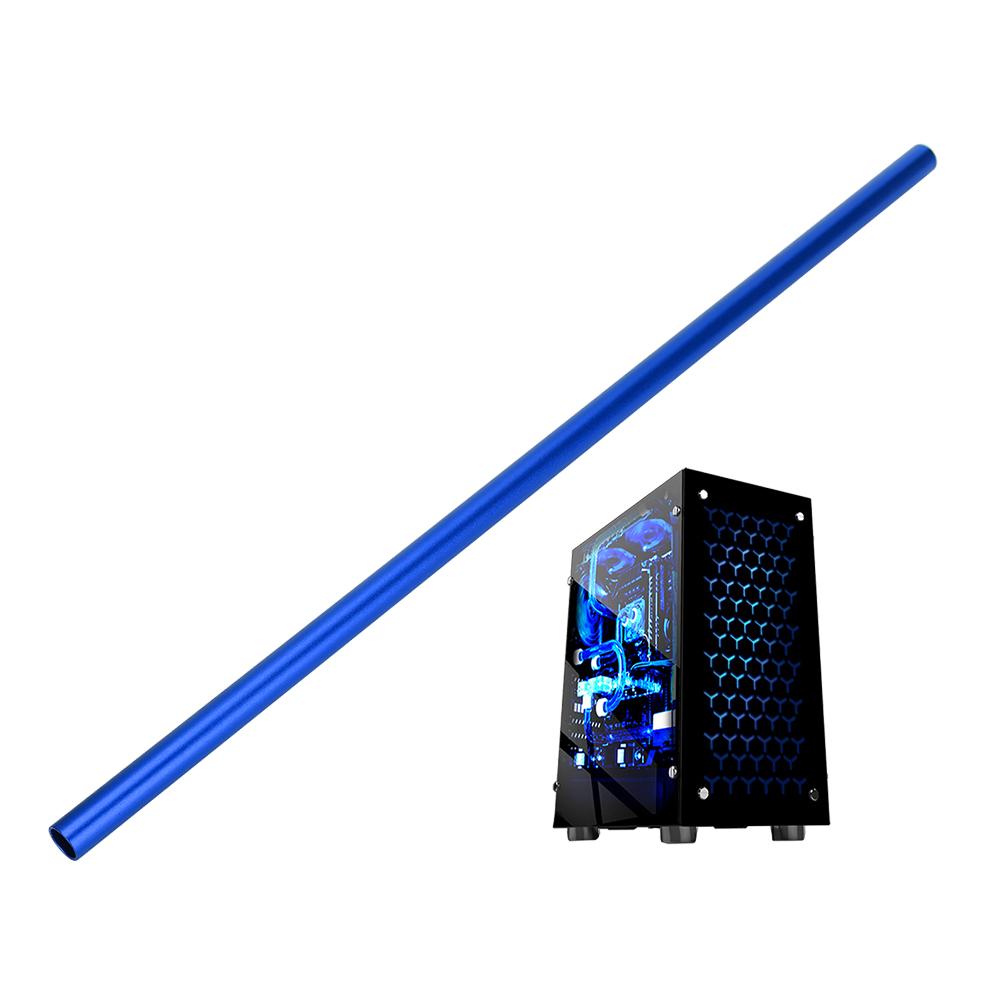 14mm Aluminum Alloy Hard Pipe Accessories for Computer PC Water Cooling SystemBlue