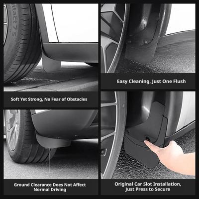 Garde-boue Pour Tesla Nouveau Modèle YL 2026 TPE Avant Arrière Roue Garde-boue Pas de Perçage Toutes Saisons Anti-Neige Anti-Sable Protection Garde-boue