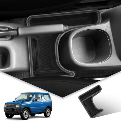 BIBIBO Console Tray for Suzuki Jimny JB23 Automatic Transmission Console Storage Box for Small Custom Parts for Jimny JB23 (5-10 Inch) - Box, Items,