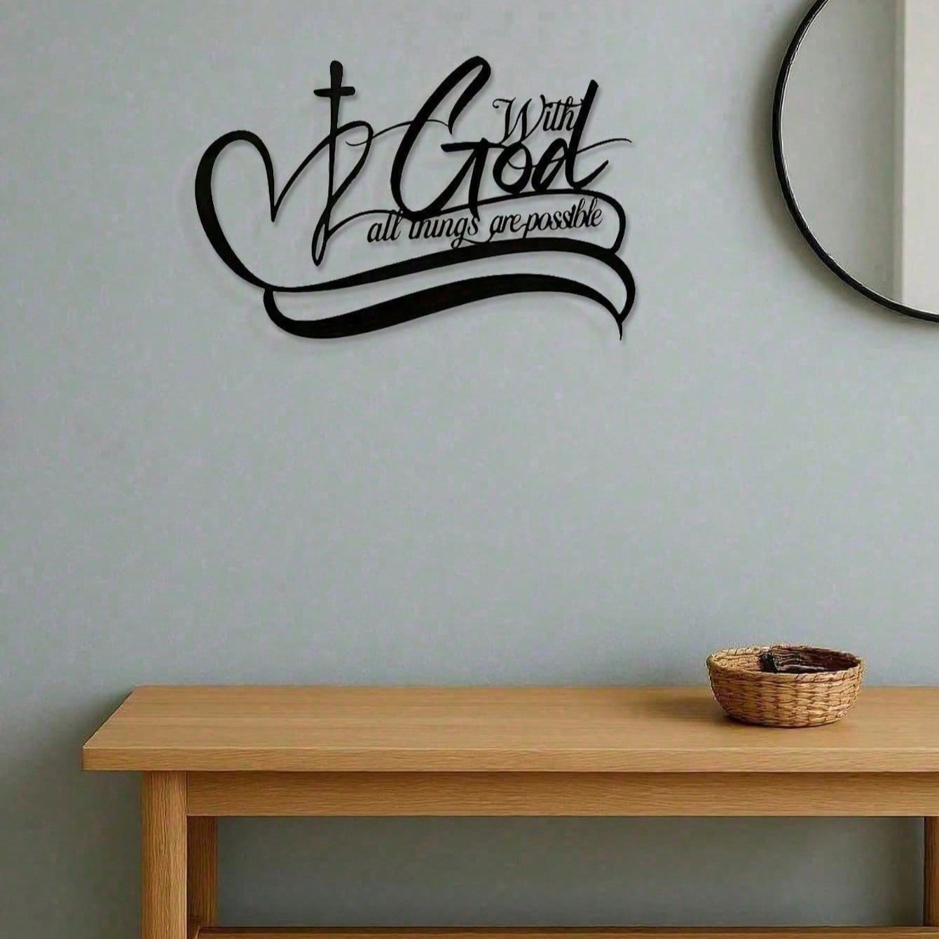 

Metal Wall Art Decor Home Office Kitchen Plaque Sign 30x20