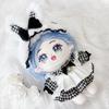 Gingham Check Dress & Bunny Ear Head Dress Set for Plush Toys [20cm] g.triger Oshi-Nui (Snuggle Toy) [Product]