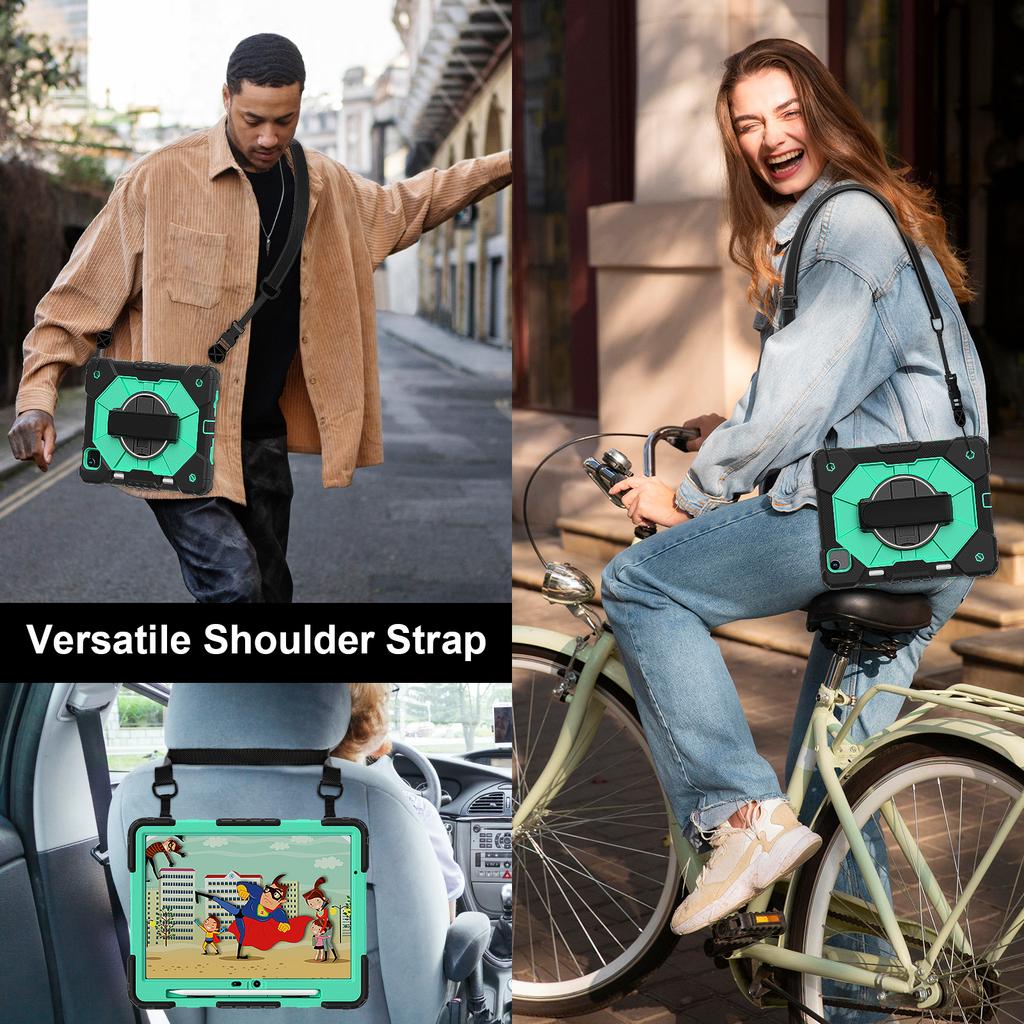 360stupňová všestranná ochrana! Multifunkční pouzdro na tablet Apple iPad Air 11 (2024)/ Vzduch 11 palců (M2)/ iPad Air 11 (2025)/ Vzduch 11 palců (M3)