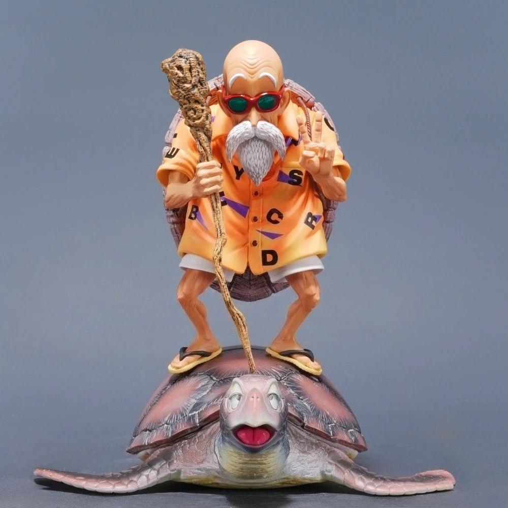 23-26cm Anime Figure Master Roshi Bulma Action Figures Pvc Statue Desktop Ornamen Collection Model Toys Gifts