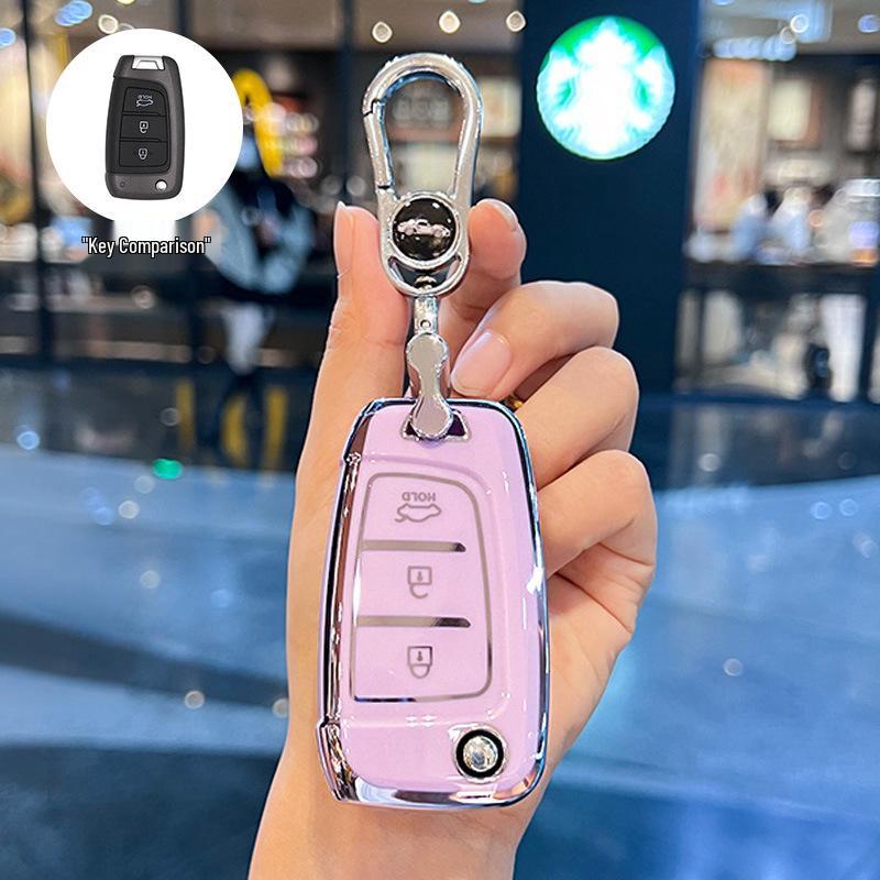 Kompatibel mit 20 Modellen: Schlüsselabdeckung für Beijing Hyundai New Elantra, Verna, ix25, Mistra, ix35 - Schutzschale Schnalle