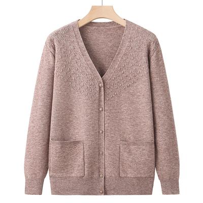 Plus-size Spring and Autumn 2024 New Women's Thin Coat Comfortable Casual Fashion Loose V-Collar Coat Women's Coat