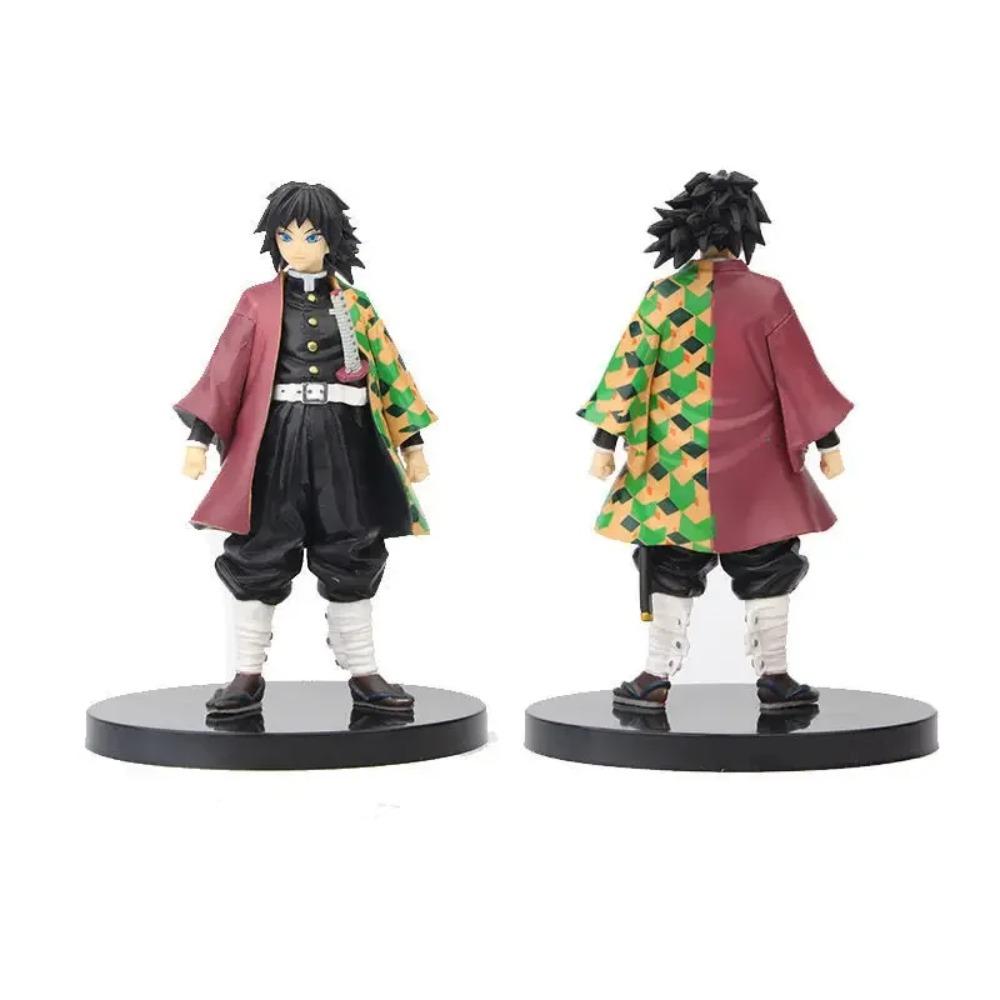 Anime Demon Slayer Figure Kamado Tanjirou Nezuko Action Figures PVC Model Toys Zenitsu Figurine Inosuke Kimetsu No Yaiba Figura