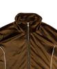 Losttownsupply Raw Velvet Zip-Up Jacket Brown
