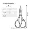 Curved Anti-Pinch Nail Clippers for Infants and Children - Nail Salon Manicure Beauty Scissors