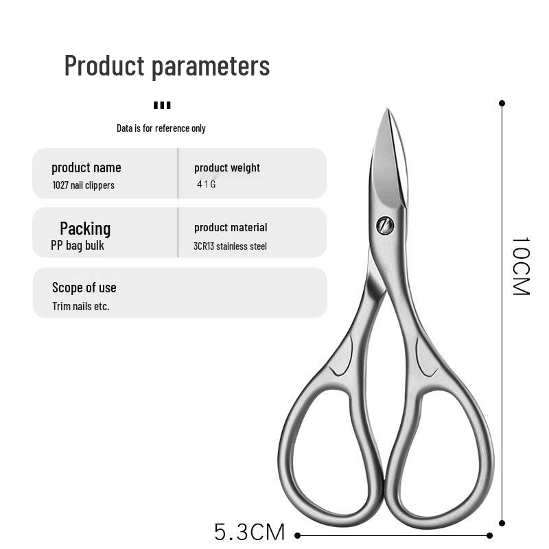 Curved Anti-Pinch Nail Clippers for Infants and Children - Nail Salon Manicure Beauty Scissors