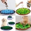 Pet Feeding Snuffle Mat For Dogs Felt Anti-choke Food Dispensing Toy In Pink