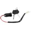 2 Pcs Ignition Switch Lock and Key Set for Bike Tricycle Electric Scooter Accessories Replacement