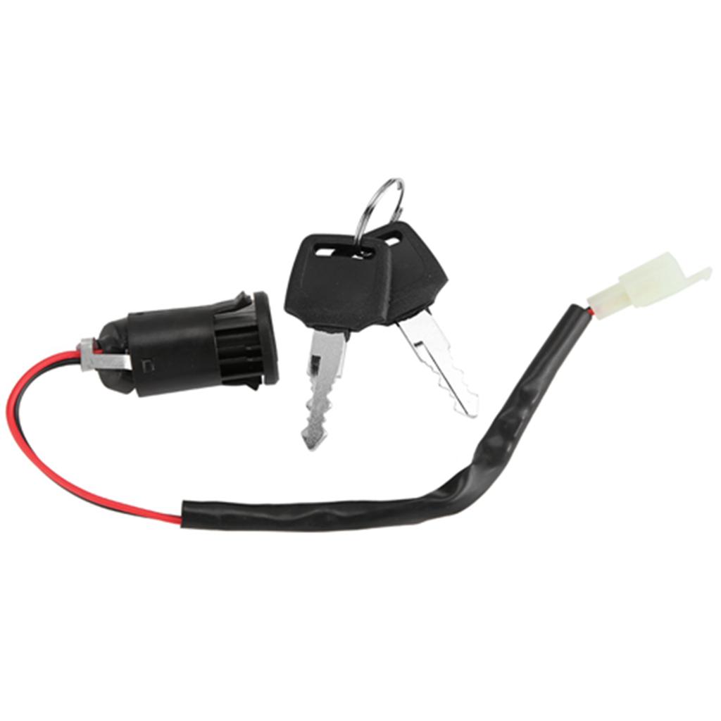 2 Pcs Ignition Switch Lock and Key Set for Bike Tricycle Electric Scooter Accessories Replacement