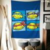 Teenage Mutant Ninja Turtles Artwork Tapestry Wallmounted Background Cloth Work Of Art Atmospheric Background Cloth Background Cloth