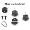 D Rings for Trailers Cargo Net FixingTrailer Tie Down Rings, 55lbs Fixing D Rings,Trailer Tie Down Anchors