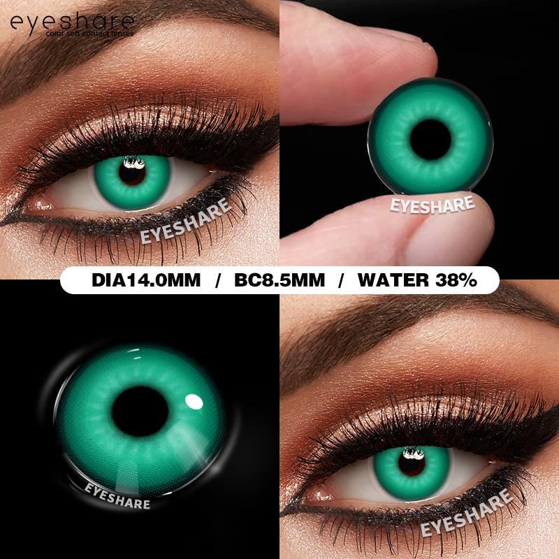 Eyeshare Bunte Kontaktlinsen für Halloween, Anime-Zubehör, Linsen, Cosplay, Augenlinsen, jährlich, 2 Stück/Paar