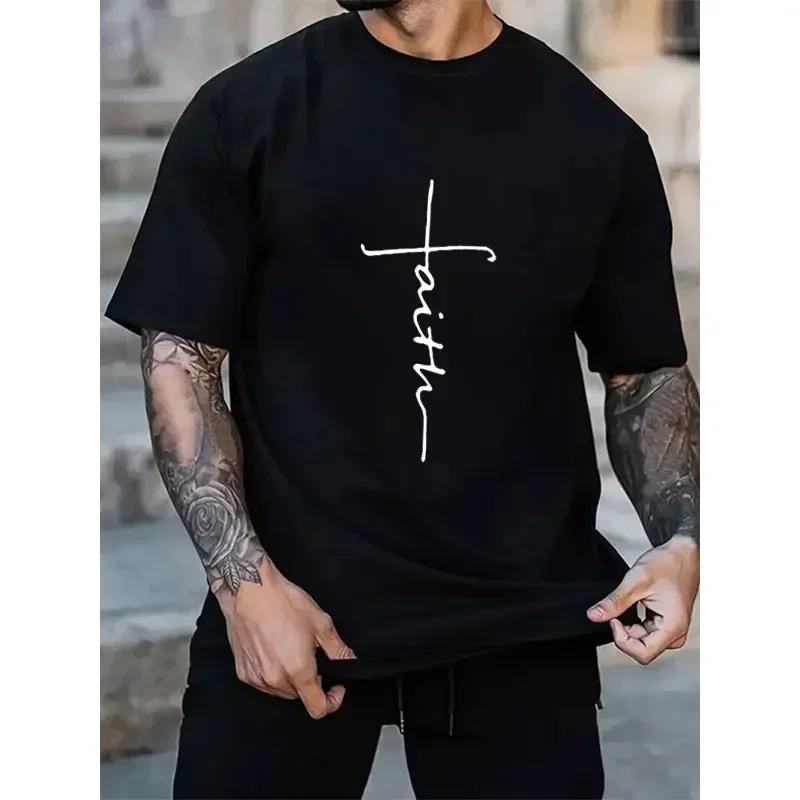 Men's Print T-shirt High Quality Pure Cotton Men's Top Trend Brand Casual Sports T-Shirt for Men Oversized Men T-shirt Clothing