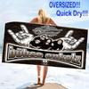 Böhse Onkelz Print Beach Towel, Large Soft Quick Dry Towel for Beach Camping Swimming