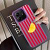 Lemon Cool Stripe Pattern Back Phone Cover Case for Xiaomi Mi 11 Lite 12T Pro 13T