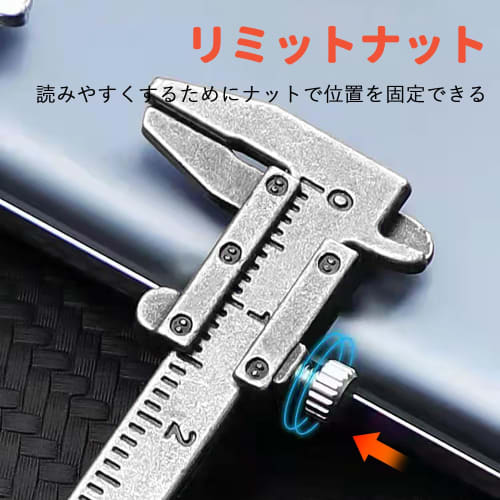 New Fashionable Car Key Case, Mini Portable Vernier Caliper, 0-40mm, Keychain Measuring Tool, High Precision, Internal and External Diameter Measureme