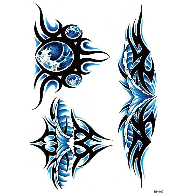 

Цветочные тату-наклейки на руку с персонажами 210x148mm