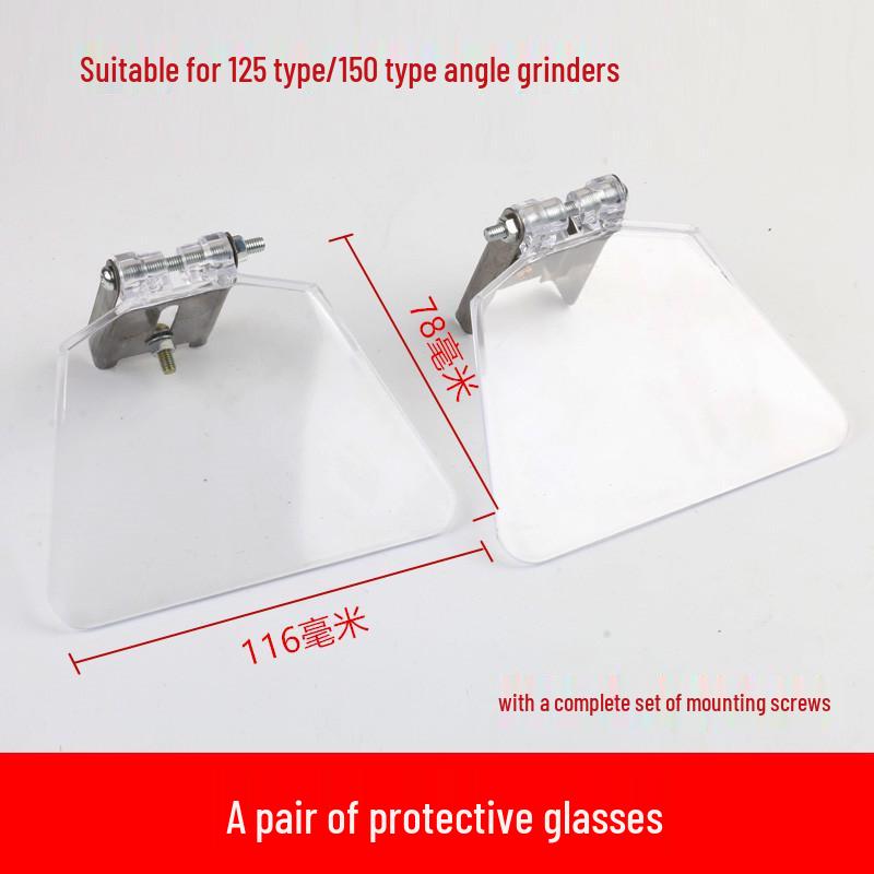 West Lake Golden Tripod Grinding Machine Safety Goggles - Transparent Eye Protection Shield
