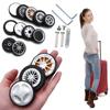 Ruedas Portátiles para Maleta de PU Piezas de Maleta Ejes Reemplazo Reemplazar Ruedas con Tornillo Ruedas para Equipaje de Viaje Accesorios para Maletas