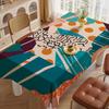 Artistic Abstract Pattern Rectangular Tablecloth - Stain-Resistant For Kitchen, Coffee Tables & Daily Use