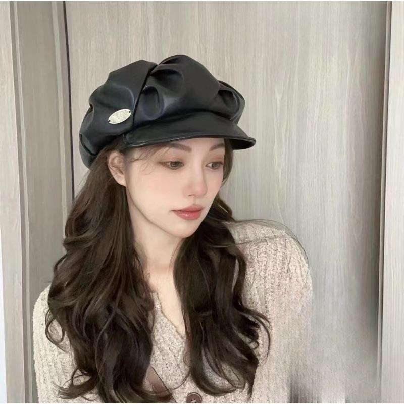 

Осень и Зима Корейский Стиль Персонализированная Модная Ретро Шляпа Художника с Маленьким Темпераментным Беретом one size