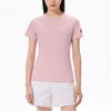 Anta Champion Series Cuff National Flag Print Round Neck Short Sleeve T-Shirt Women Tops Cloud-Pink 162320152-3