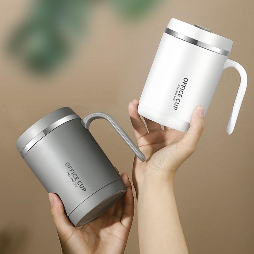 500ML Coffee Mug with Handle Drinking Cup Tumbler Thermos Coffee Cup  Gift