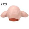 Breathable Pig Head Costume Halloween Horror Mask Realistic Bad Face Creepy Role-playing Scary Party Cosplay Props