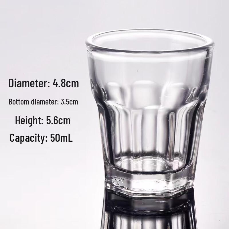 Shangqi 50ml Handmade Glass Shot Glasses Set