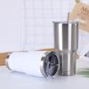 Neuer 20oz Bingba Becher Doppelschichtvakuum mit Strohhalm Autobecher Outdoor Auto tragbar 304 Thermosbecher