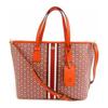 TORY BURCH Gemini Link Full Printed Pattern Commuting Coated Canvas Tote Bag Tote Bag Shopping Bag Hand Shoulder Bag Women's True Red Color 53304-938