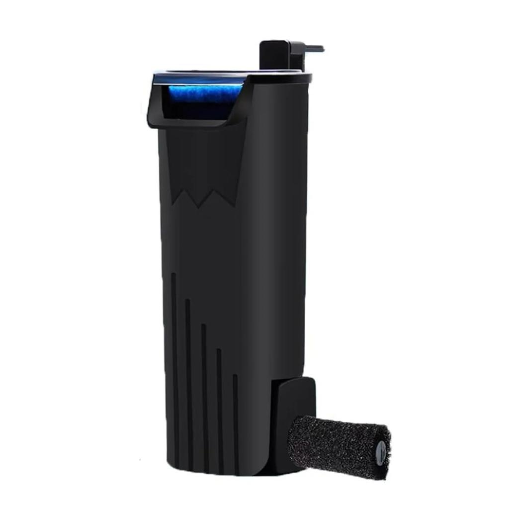 Aquarium Schildkrötenbecken Filter Niedriger Wasserstand Kleiner Fischtank Wasserfall-Typ 5W Leiser Eingebauter Filter Wasserpumpe
