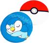 MORIPiLO Pokemon Ball Piplup Soft Memory Foam Seat Plush Morishita Pillows Poké Cushion, Blue, 40x40x4cm, Cute, Comfortable, Thick, Toy, Soft,
