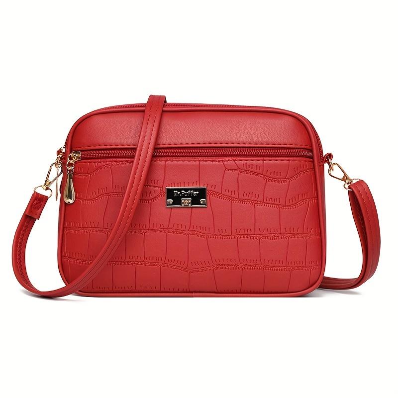 Borsa a tracolla da donna grande con tracolla regolabile - Borsa a mano leggera ed elegante adatta per viaggi, uso quotidiano