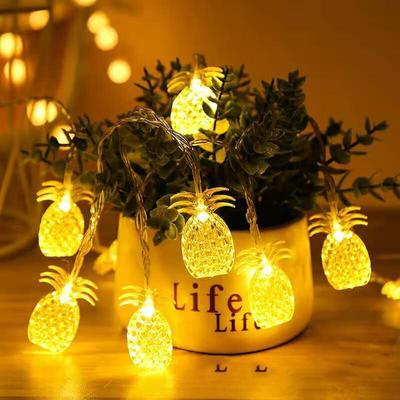 Rose Gold Pineapple LED Decorative String Lights
