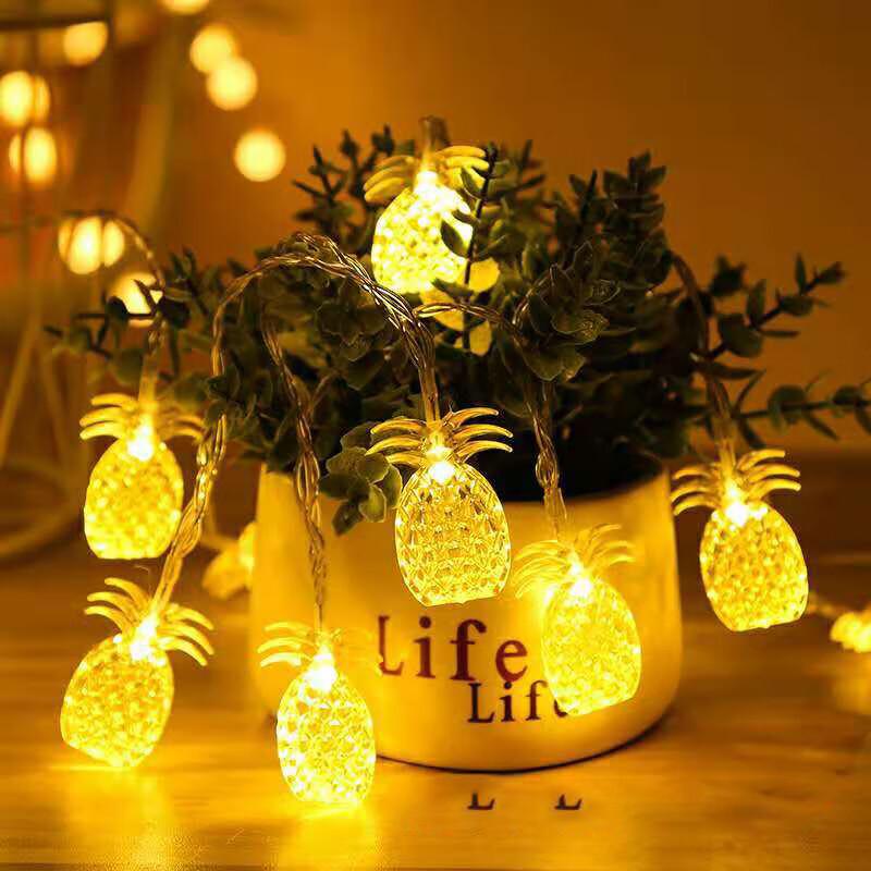 

Rose Gold Pineapple LED Decorative String Lights