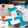 5000RPM Cordless Mini Polisher 9 Gears Car Electric Polishing Machine 12V Adjustable Speed Vehicle Polishing Power Tools