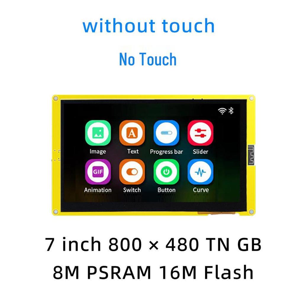 ESP32-S3 7" Touchscreen Development Board with WiFi & Bluetooth LCD Module