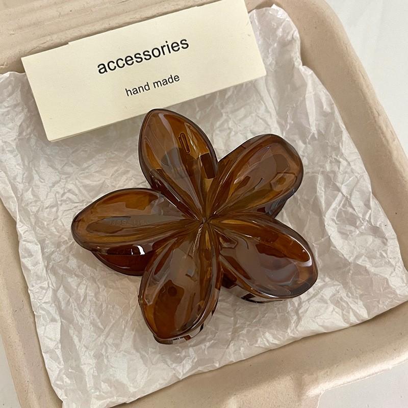 

Большие заколки-крабы для волос с цветочным узором, зажимы для волос, женские, для девочек, держатель для хвостика, большие заколки-бабочки для волос, шпильки, аксессуары для волос, мода