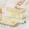Ice Cube Mold with Lid And Storage Box One-Press Easy-Release Double Layer Ice Tray with Scoop BPA-Free Food Grade Ice Maker for Cocktails Whiskey