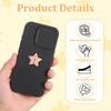 8 Pcs Stars Moon Cell Phone Ring Holder Metal Phone Finger Grip Hook Self-Adhesive Phones Grip Loop for Phones Case DIY Hanging Supplies